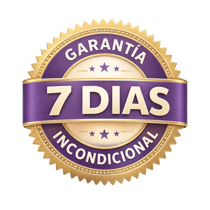 Sello de garantía incondicional de 7 días